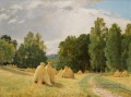 HAYSTACKS PREOBRAZHENSKOE klassische Landschaft Ivan Ivanovich